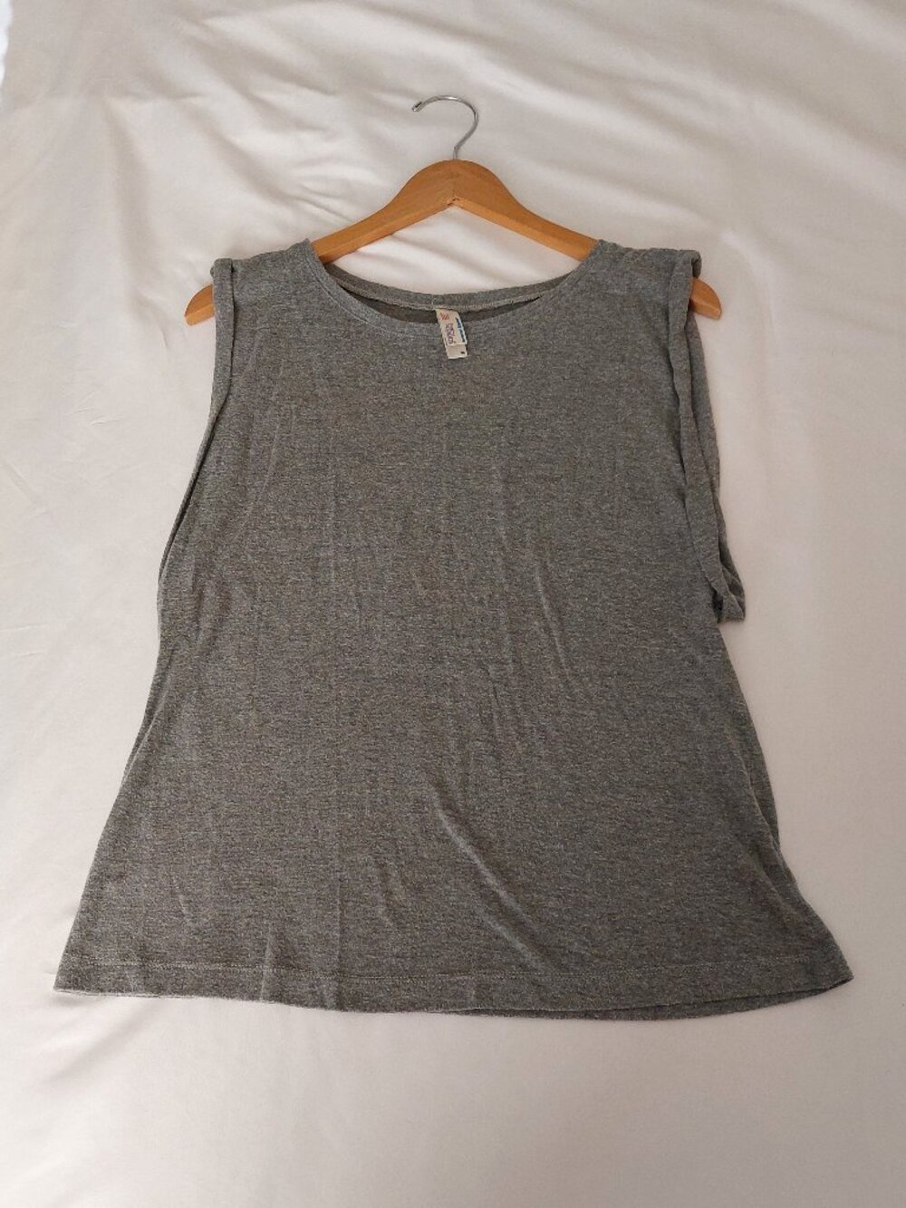 American Apparel Tri-blend muscle tank athletic grey